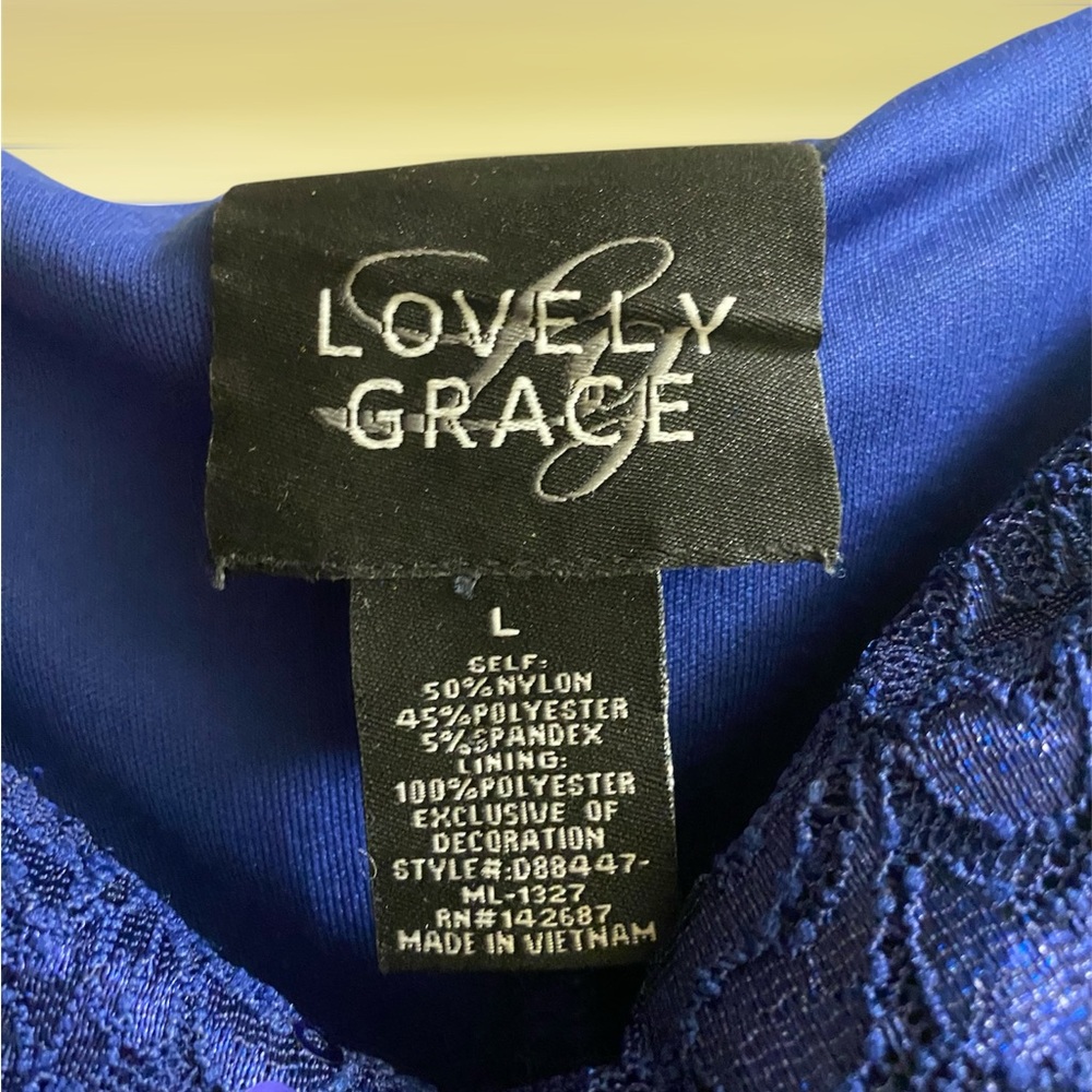 Blue Sequin Gown
Beautiful Dress Occasion 
#N071 - Picture 4 of 10